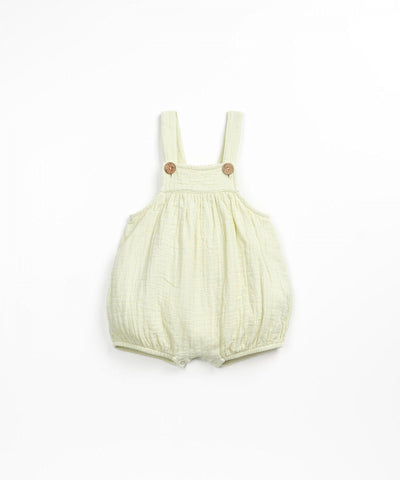 Baby Girls Jumpsuit | Woven- Lime | Play Up - The Ridge Kids