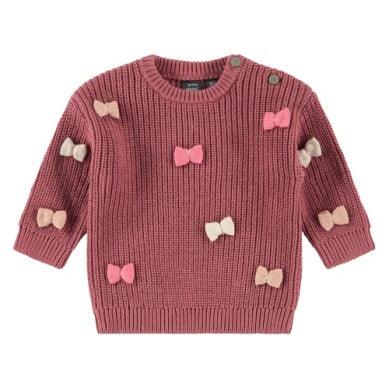 Baby Girls Sweater | Red Clay Bows | BABYFACE - The Ridge Kids