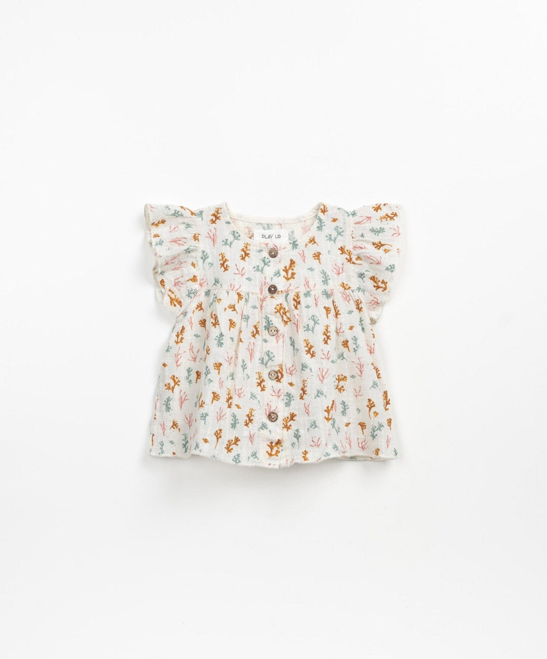 Baby Girls Top | Woven Tunic- Coral | Play Up - The Ridge Kids