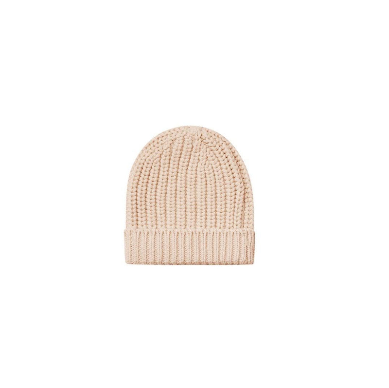 Baby Hats | Cotton Beanie in Shell | Quincy Mae - The Ridge Kids