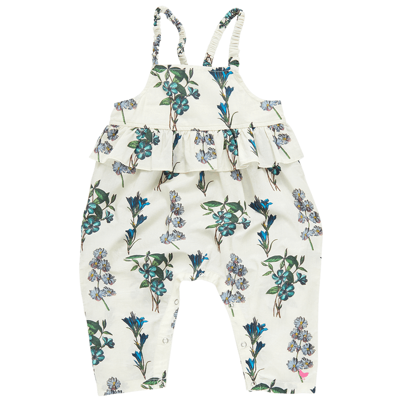 Baby Jumpsuit | Brianne Jumper- Blue Botanical | PInk Chicken - The Ridge Kids