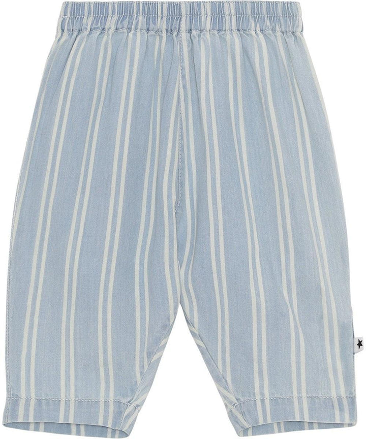 Baby Pants | Soy Soft - Striped Chambray | Molo - The Ridge Kids