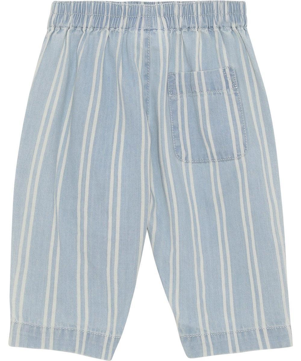 Baby Pants | Soy Soft - Striped Chambray | Molo - The Ridge Kids