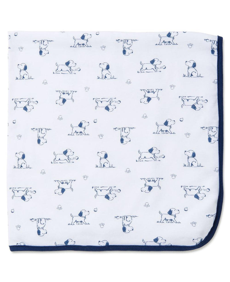 Baby Receiving Blanket | Puppy Toile | Little Me - The Ridge Kids