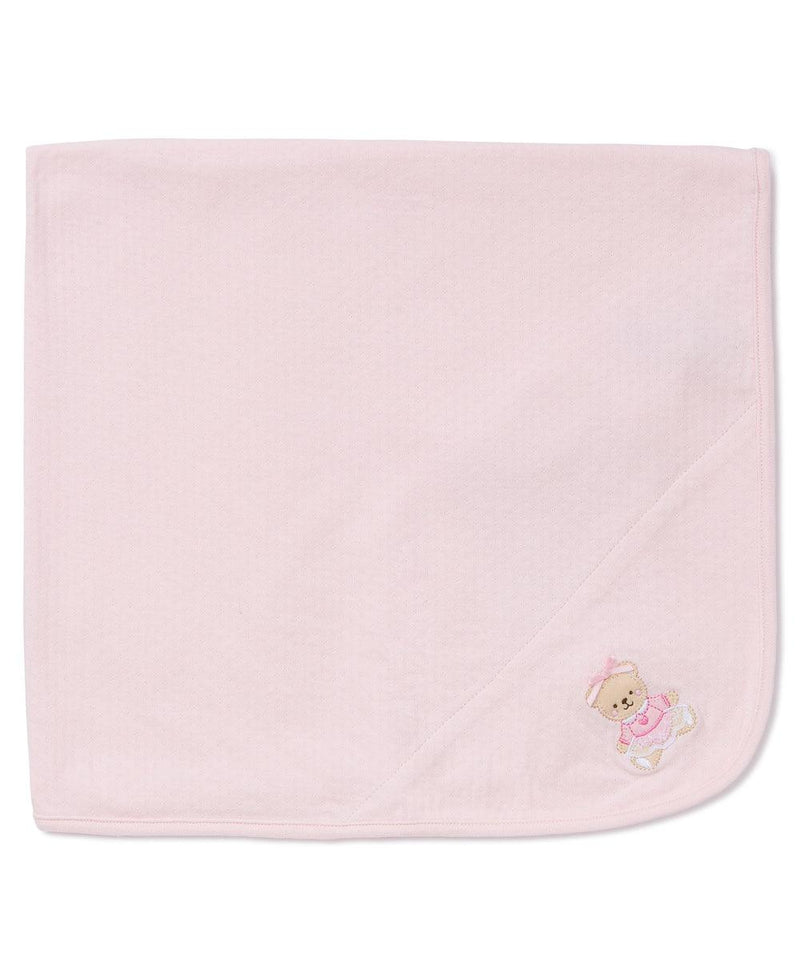 Baby Receiving Blanket | Sweet Bear- Pink | Little Me - The Ridge Kids