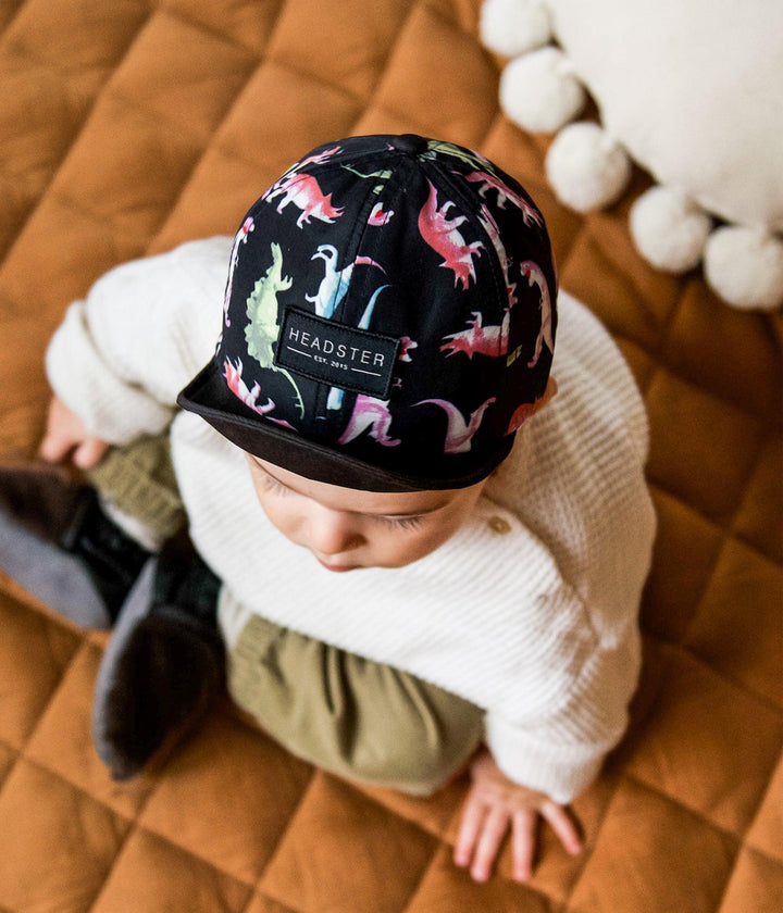 Baby Sunhat | Short Brim- Dinos | Headster Kids - The Ridge Kids
