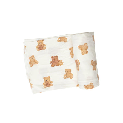 Baby Swaddle Blanket | Teddy Bear | Angel Dear - The Ridge Kids