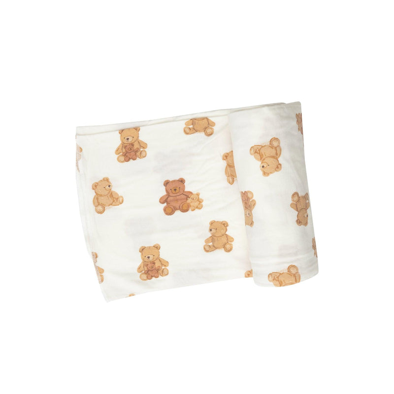 Baby Swaddle Blanket | Teddy Bear | Angel Dear - The Ridge Kids