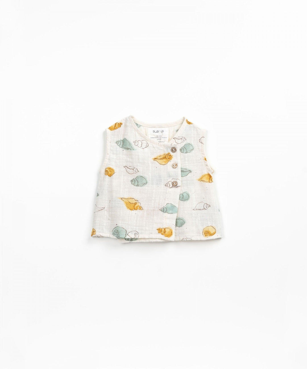 Baby Top | Woven Shirt- Whelk Print | Play Up - The Ridge Kids