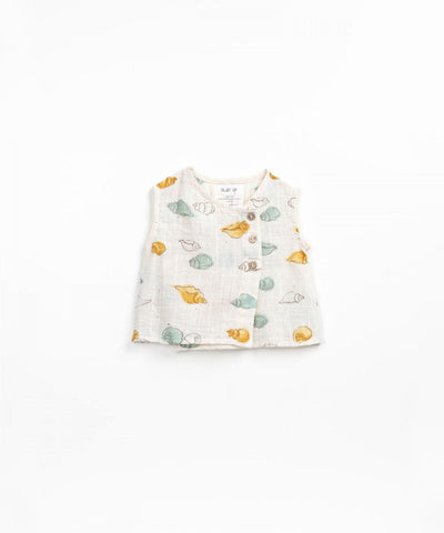 Baby Top | Woven Shirt- Whelk Print | Play Up - The Ridge Kids