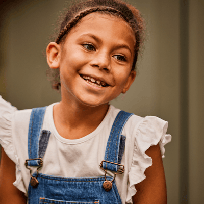 Baby Tops | Eddie Frill Top- White | Dotty Dungarees - The Ridge Kids