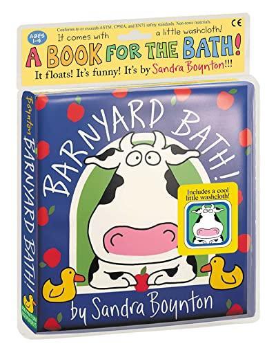 bath book with barnyard theme