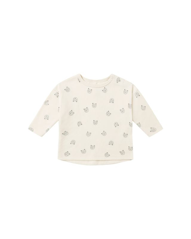 Baby Boy Top | Long Sleeve Tee - Bears | Quincy Mae
