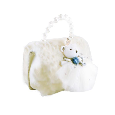 Handbags | Furry Princess Bear- Beige | Doe a Dear
