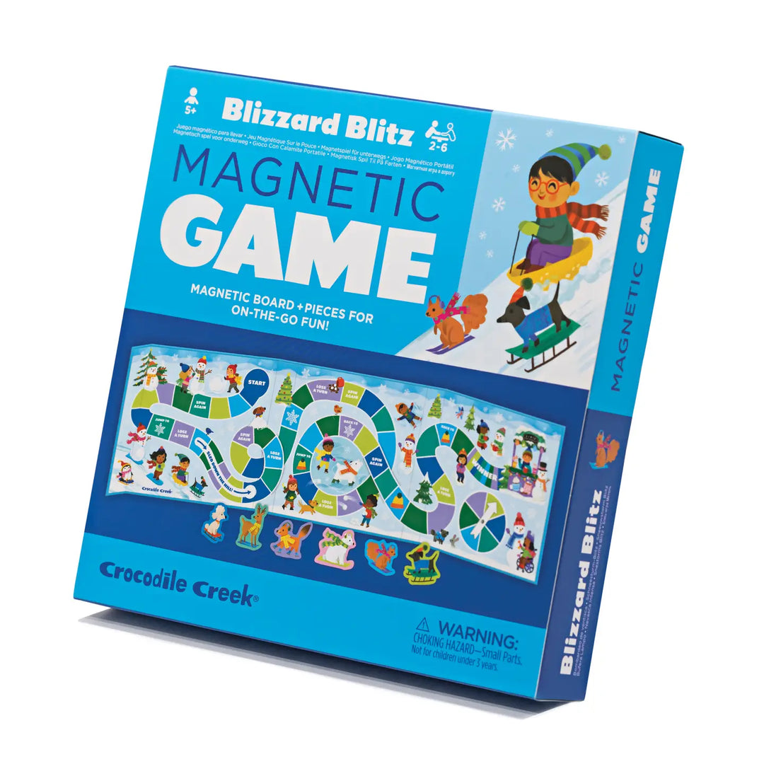 Blizzard Blitz Magnetic Game packaging by Crocodile Creek on a white background