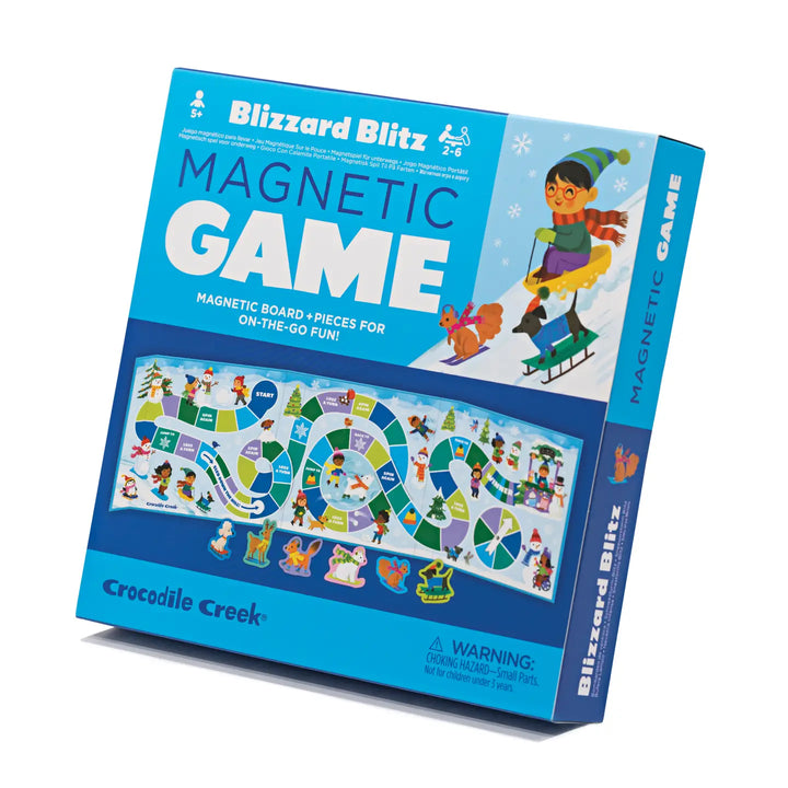 Blizzard Blitz Magnetic Game packaging by Crocodile Creek on a white background