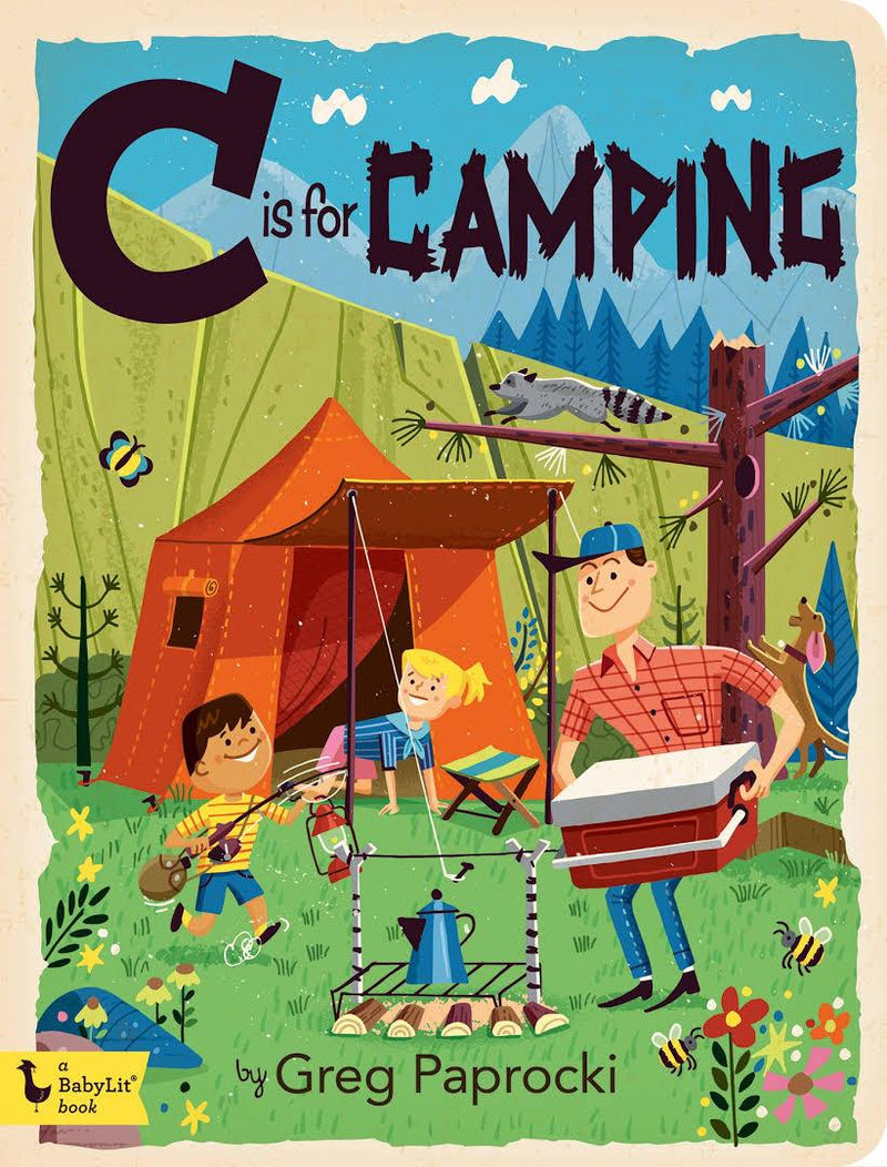 Board Book | C is for Camping | Baby Lit - The Ridge Kids