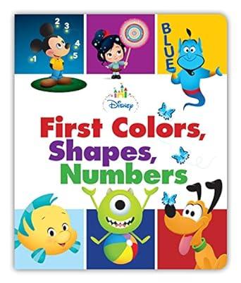 Board books| First Colors, Shapes Numbers | Disney Press - The Ridge Kids