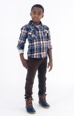 Boys Pants | Brown Skinny Cords | Appaman - The Ridge Kids