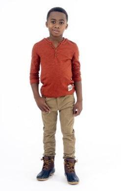 Boys Pants | Skinny Twill- Beige | Appaman - The Ridge Kids