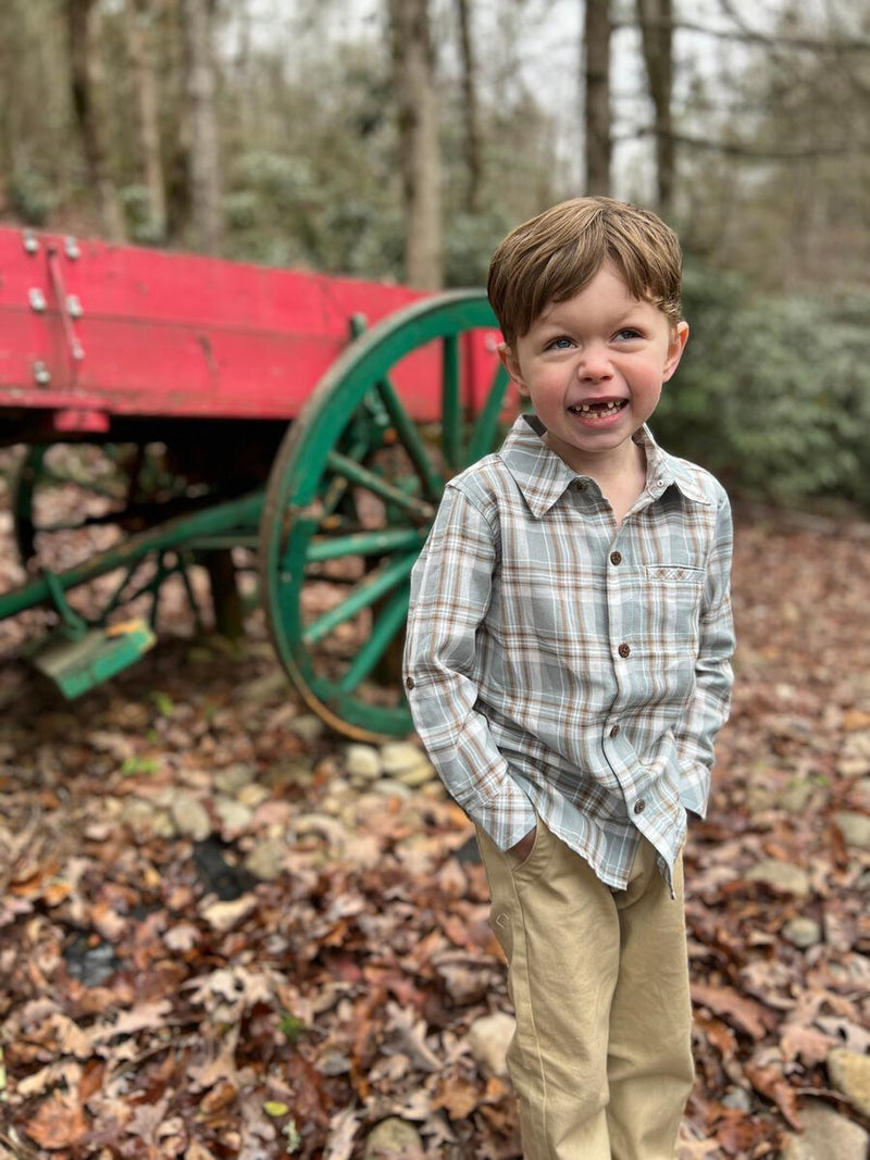 Boys Shirt | Atwood Woven | Me and Henry - The Ridge Kids