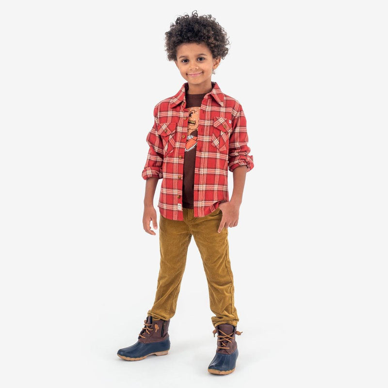 Boys Shirt | Bossa Nova Plaid Flannel Shirt | Appaman - The Ridge Kids