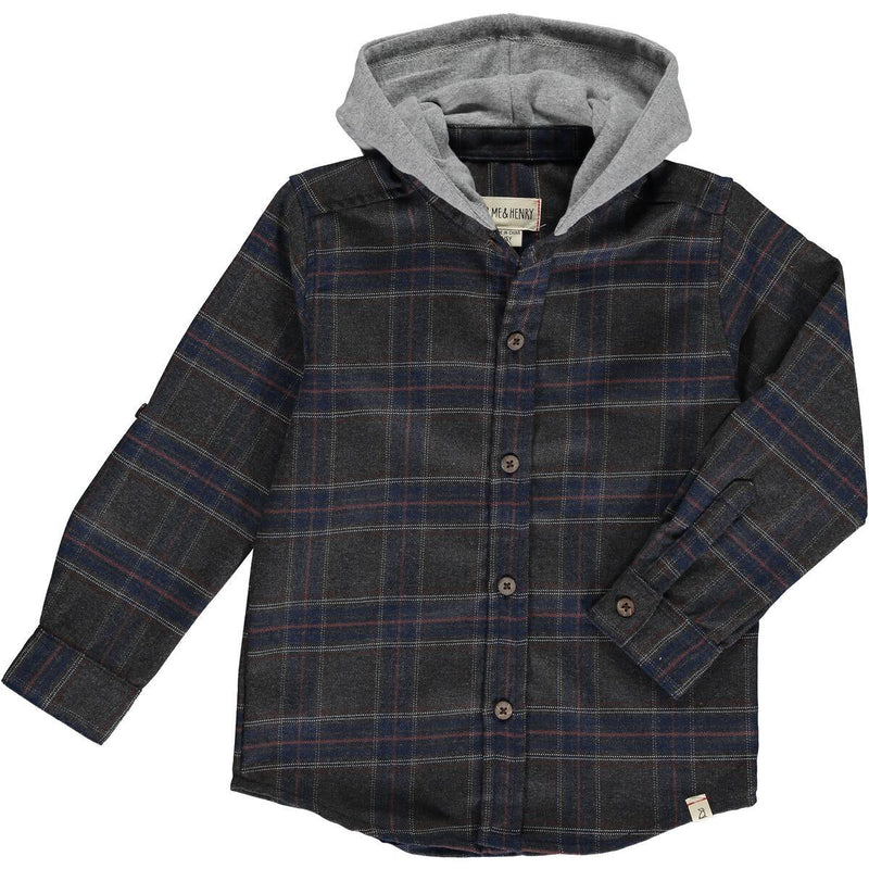 Boys Shirt | Erin- Hooded Woven | Me and Henry - The Ridge Kids