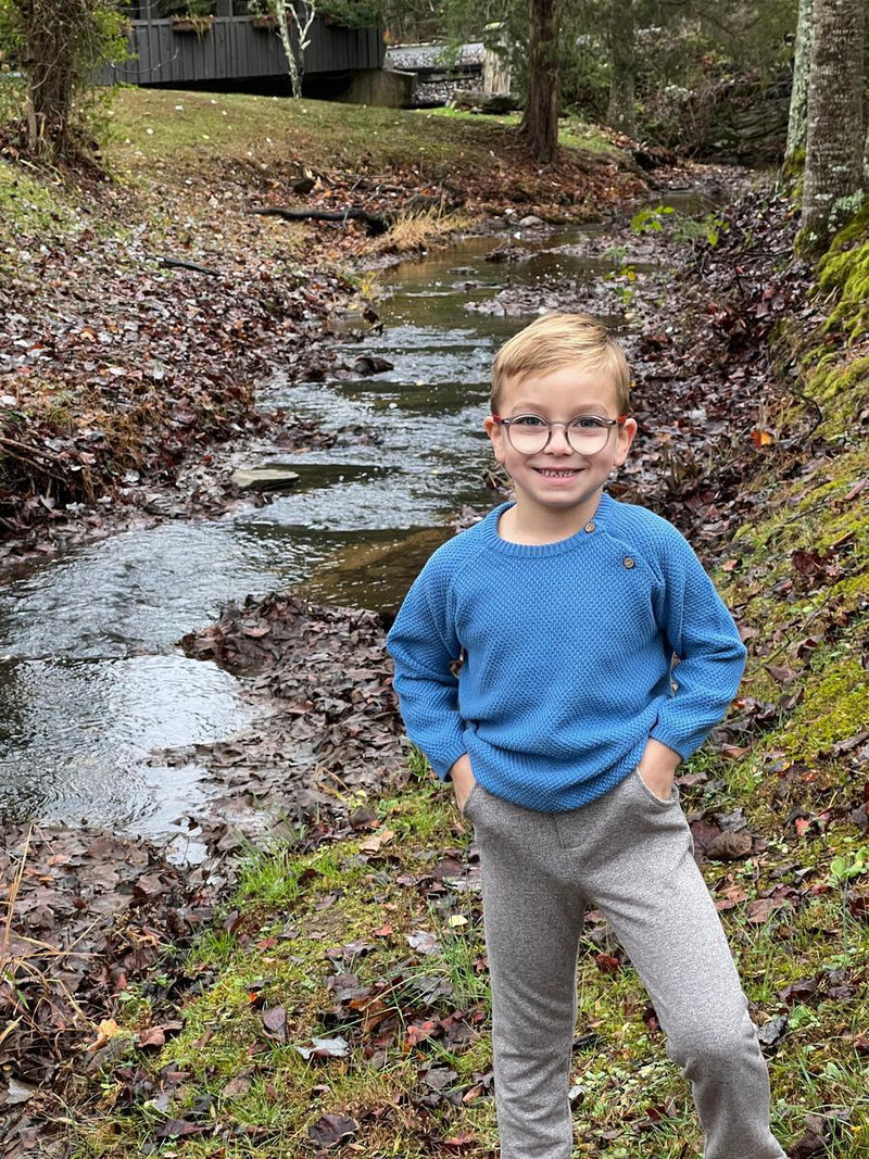 Boys Sweater | Roan- Blue | Me and Henry - The Ridge Kids