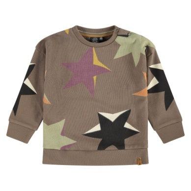 Boys Sweatshirt | Star- Mocca | BABYFACE - The Ridge Kids