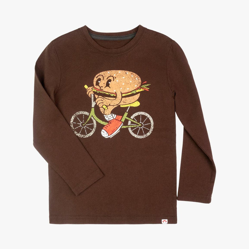 Boys Tee | Fast Food Long Sleeve Tee | Appaman - The Ridge Kids