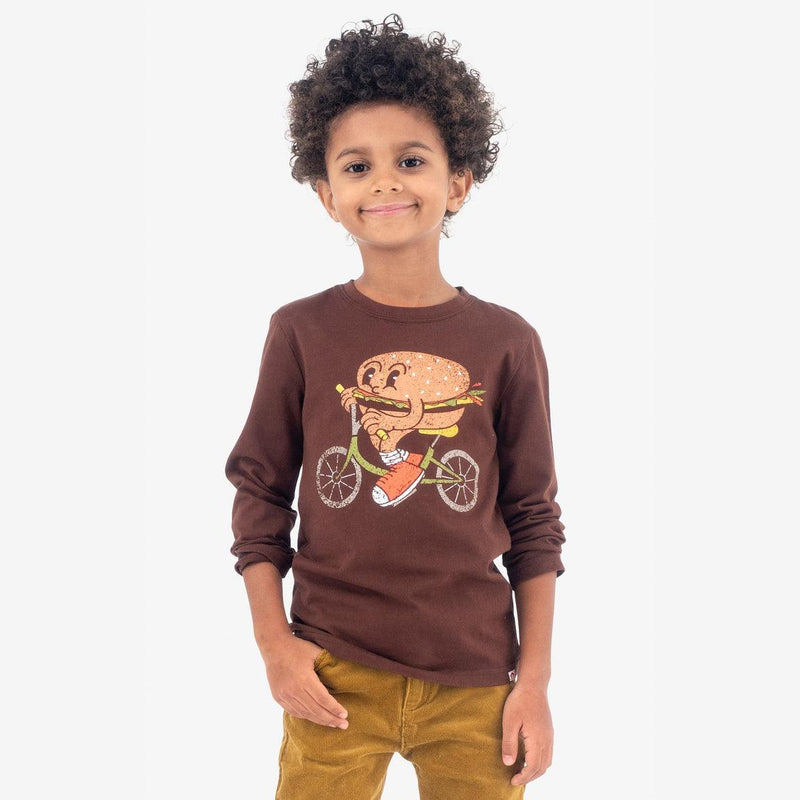 Boys Tee | Fast Food Long Sleeve Tee | Appaman - The Ridge Kids