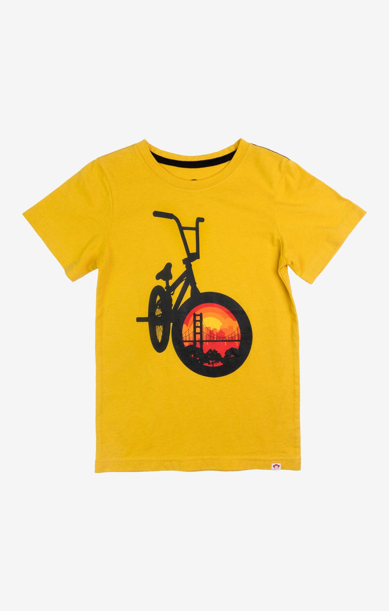 Boys Top | Bike Ride Graphic Short Sleeve Tee | Appaman - The Ridge Kids