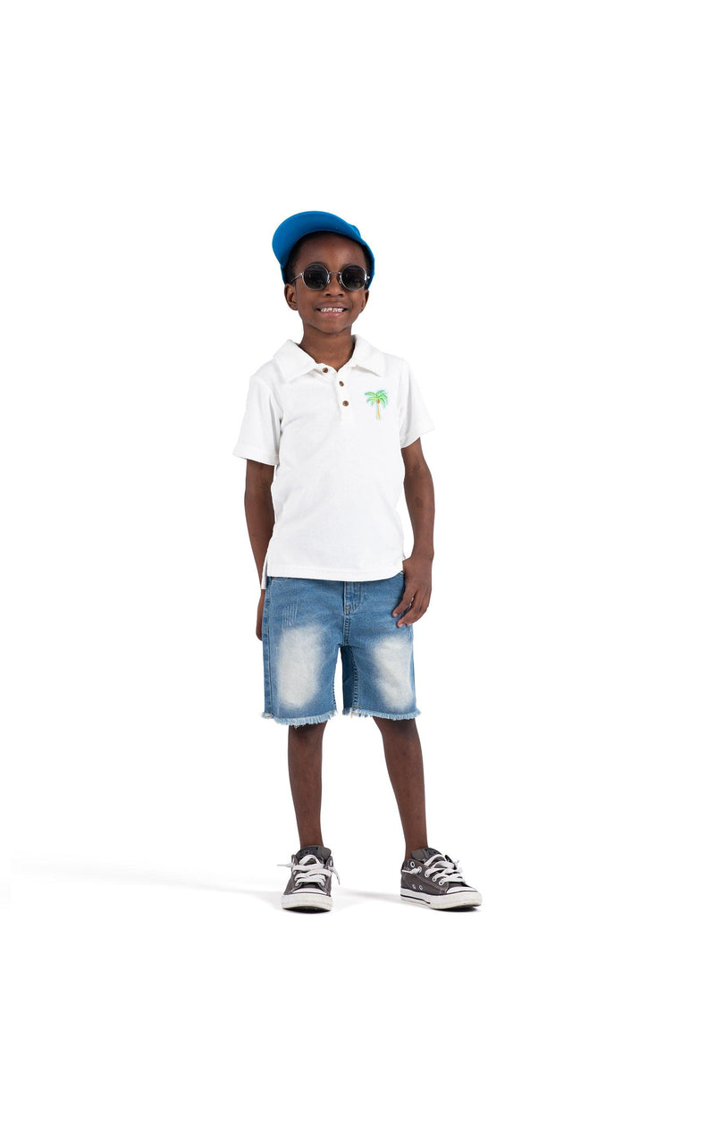 Boys Top | Fairbanks White Polo | Appaman - The Ridge Kids