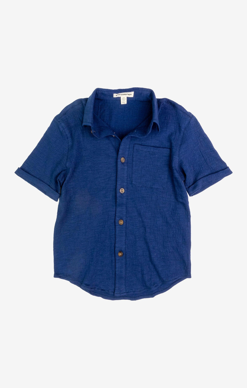 Boys Top | Navy Beach Shirt | Appaman - The Ridge Kids