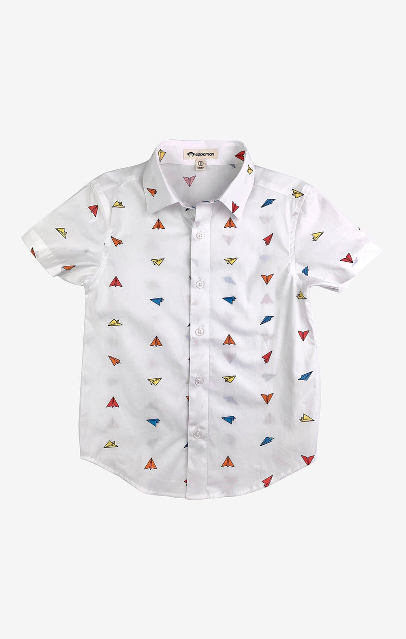 Boys Top | Paper Planes Day Party Shirt | Appaman - The Ridge Kids