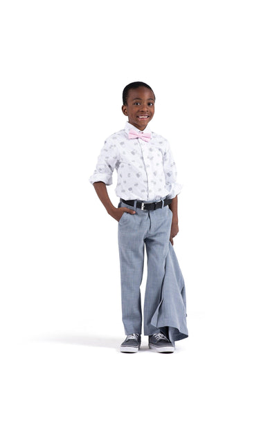 Boys Tops | Burgers and Fries Standard Dress Shirt | Appaman - The Ridge Kids