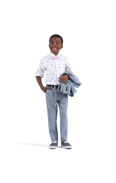 Boys Tops | Burgers and Fries Standard Dress Shirt | Appaman - The Ridge Kids