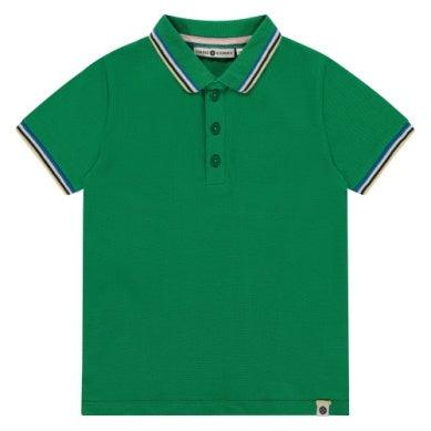 Boys Tops | S/S Polo- Green | BABYFACE - The Ridge Kids