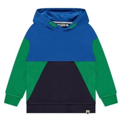 Boys Tops | Sweatshirt- Dark Royal and Green | BABYFACE - The Ridge Kids
