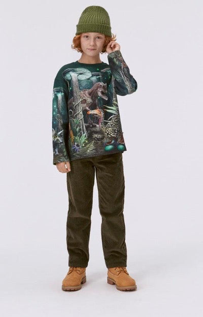 Boys Tops | Sweatshirt- Mountoo Night Forest | Molo - The Ridge Kids