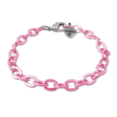Bracelet | Chain Bracelet - Pink | Charm it - The Ridge Kids