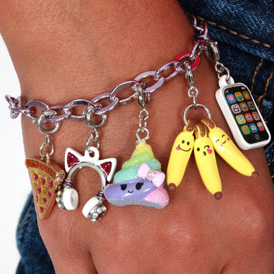 Bracelet | Purple Chain Bracelet | Charm It! - The Ridge Kids