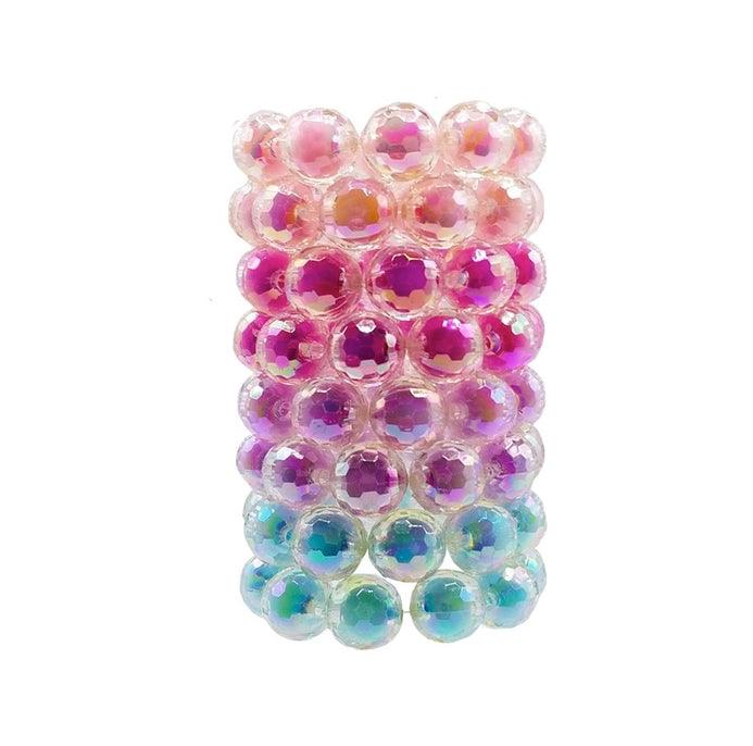 Bracelet | Sparkly Disco Ball - Amazing Aqua | Bottleblond Jewels - The Ridge Kids
