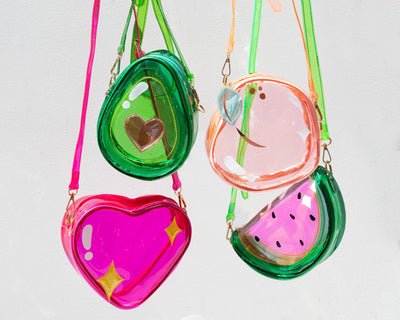 Handbags |Jelly Handbag - Sparkly Heart 💖| Bewaltz