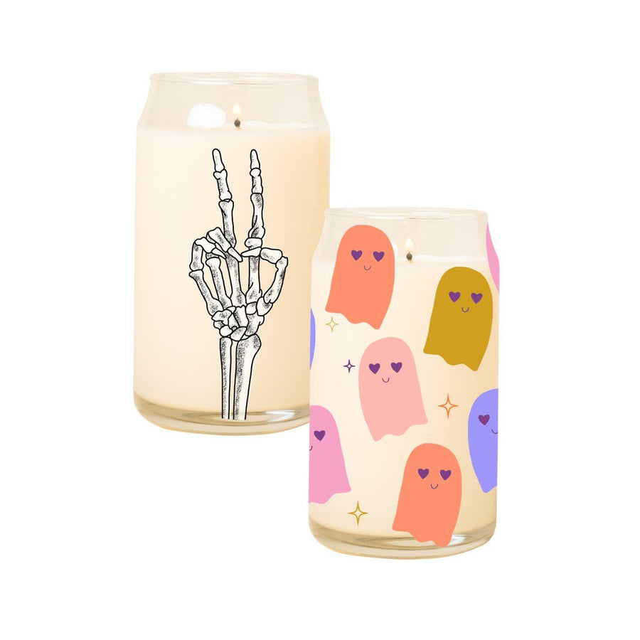 Candles | Halloween Candle Can Glass | Talking Out of Turn - The Ridge Kids