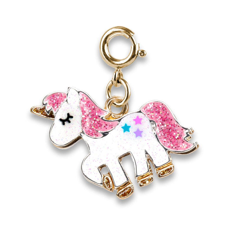 Charms | Gold Glitter Unicorn Charm | Charm It! - The Ridge Kids