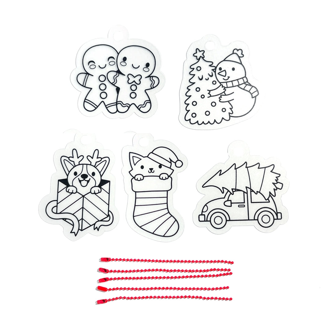 Arts and Crafts | Mini Shrink-Its! DIY Shrink Art Kit - Holly Jolly | OOLY