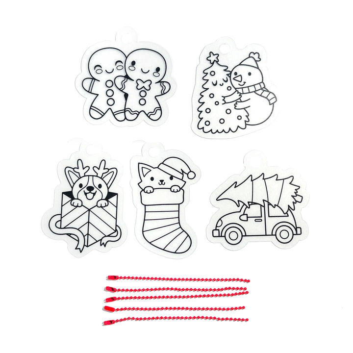 Arts and Crafts | Mini Shrink-Its! DIY Shrink Art Kit - Holly Jolly | OOLY
