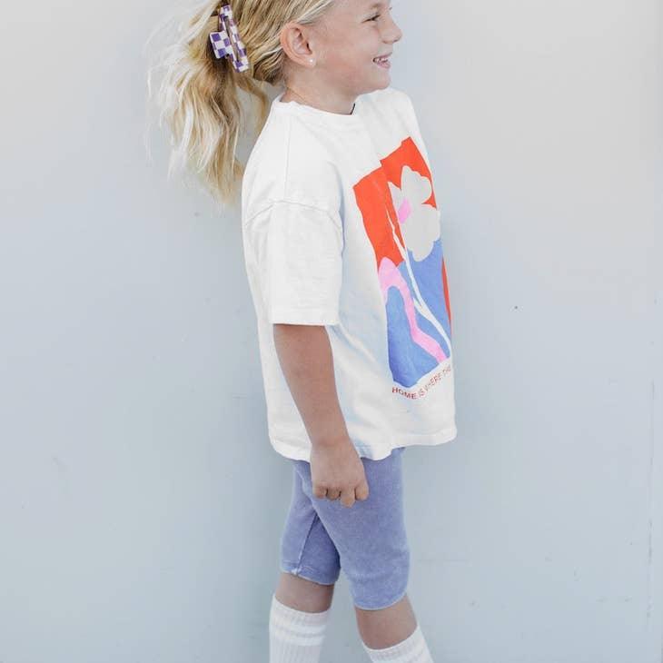 Claw Clip | Checkered - Purple | Modern Piggy - The Ridge Kids