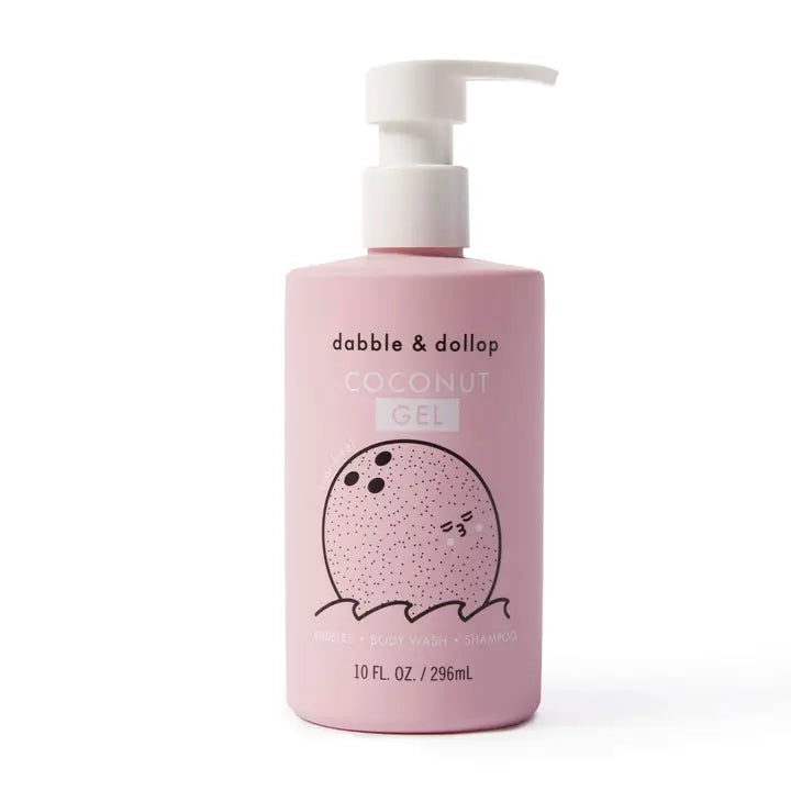 Kids Bath | Tear Free Shampoo and Wash- Coconut | Dabble and Dollop